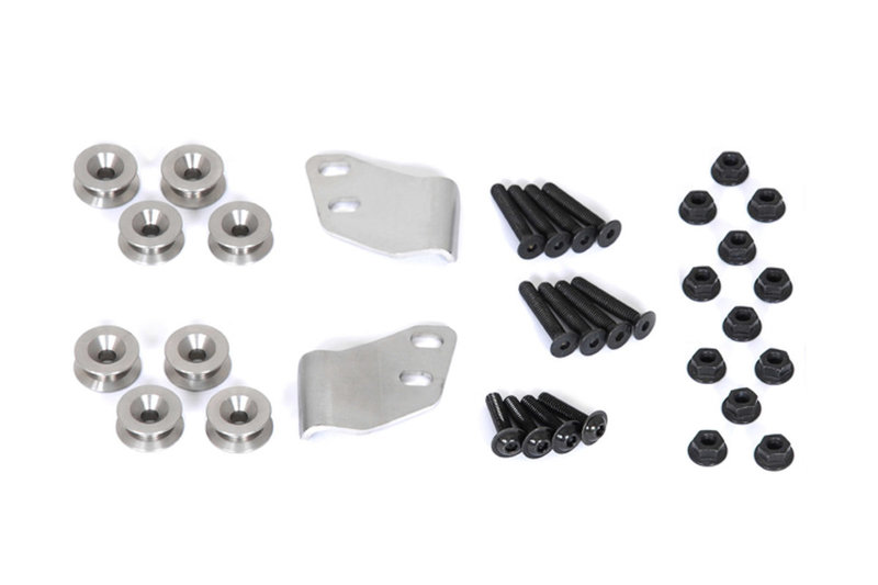 ZESTAW ADAPTERÓW NA STELAŻ EVO NA KUFRY BOCZNE SW-MOTECH TRAX/EVO/ION/NANUK BLACK