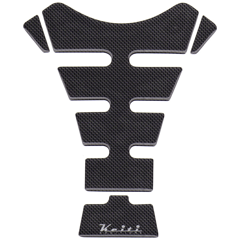 NAKLEJKA NA BAK TANKPAD KEITI BLACK CARBON LOOK