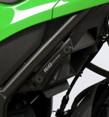 MOCOWANIE WYDECHU + ZAŚLEPKA PODNÓŻKA RG RACING KAWASAKI NINJA 300 / Z250 BLACK