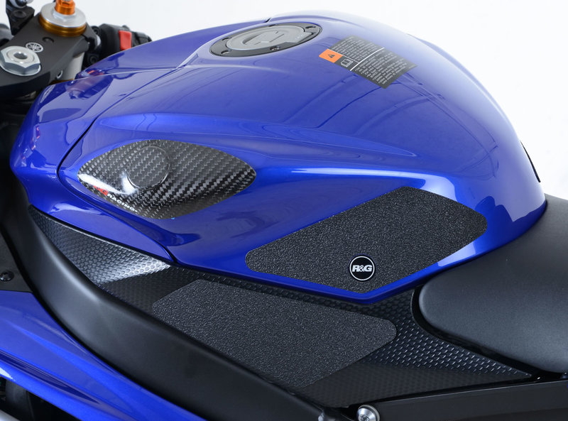 NAKLEJKA NA BAK TANKPAD ANTYPOŚLIZGOWY 4 CZĘŚCI RG RACING YAMAHA YZF-R6 (12-14) BLACK