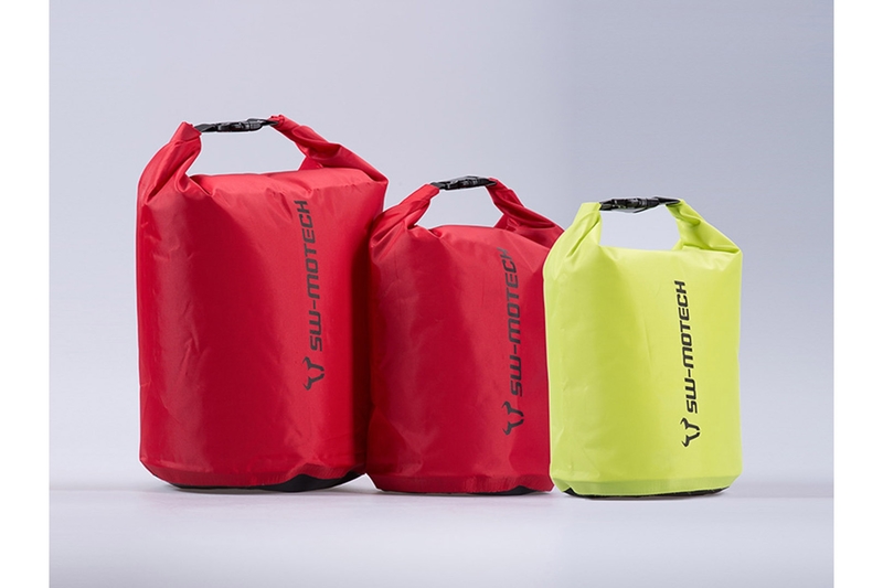 ZESTAW TOREB DRYPACK/WKŁADÓW SW-MOTECH WODOODPORNYCH RED YELLOW 4L/8L/13L