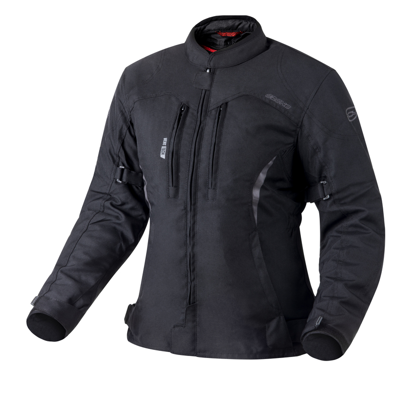 KURTKA MOTOCYKLOWA TEKSTYLNA DAMSKA OZONE DELTA 4 BLACK WXS