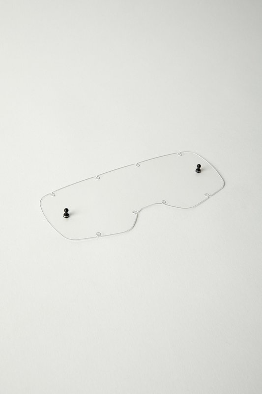 SZYBA DO GOGLI FOX MX20 JUNIOR AIRSPACE/MAIN LEXAN CLEAR