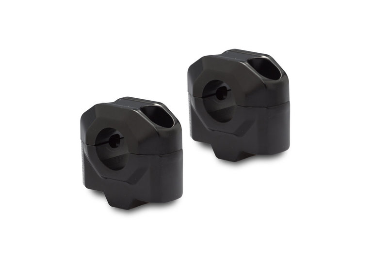 ZESTAW PODWYŻSZAJĄCY KIEROWNICĘ SW-MOTECH 22MM PODWYŻSZENIE 25MM BLACK