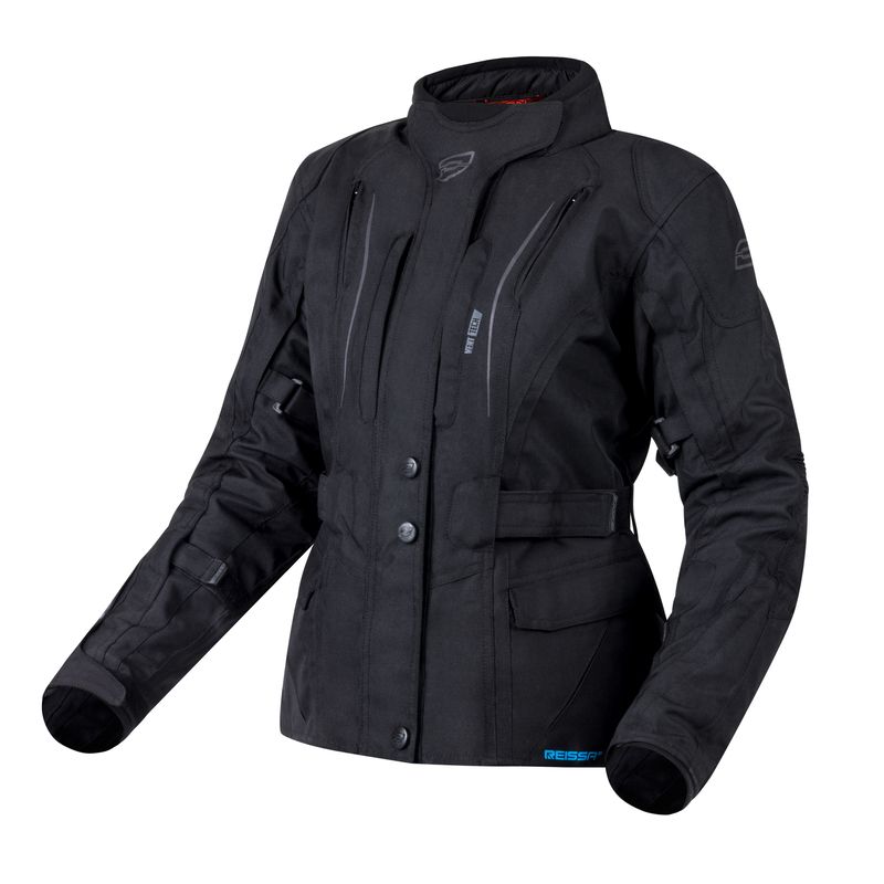 KURTKA MOTOCYKLOWA TEKSTYLNA DAMSKA OZONE SAHARA BLACK WXS