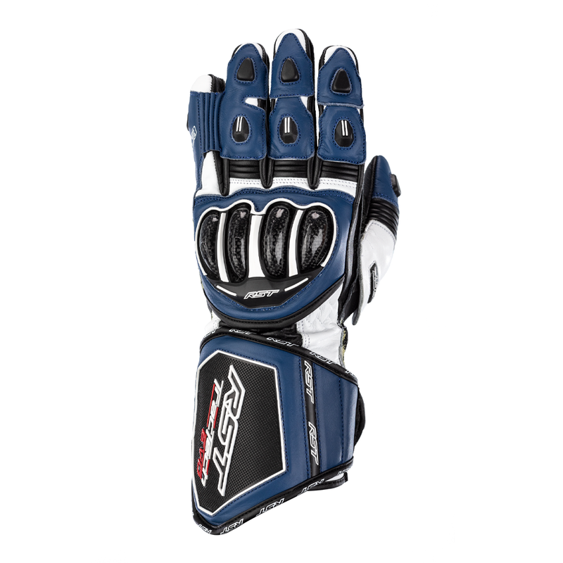 RĘKAWICE MOTOCYKLOWE RST TRACTECH EVO 4 BLUE WHITE BLACK S
