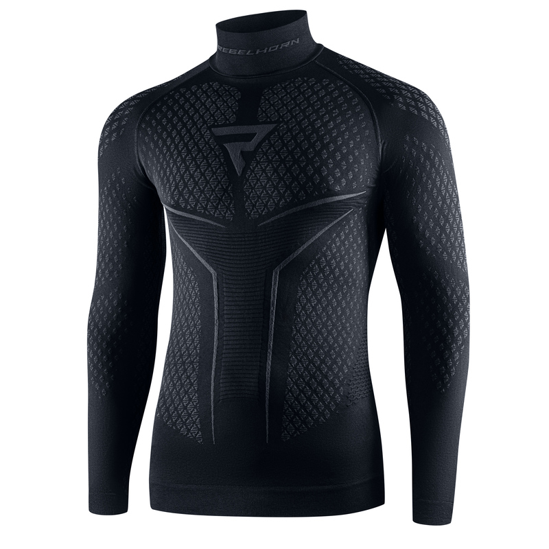 KOSZULKA TERMOAKTYWNA Z DŁUGIM RĘKAWEM REBELHORN THERM 2 BLACK GREY L