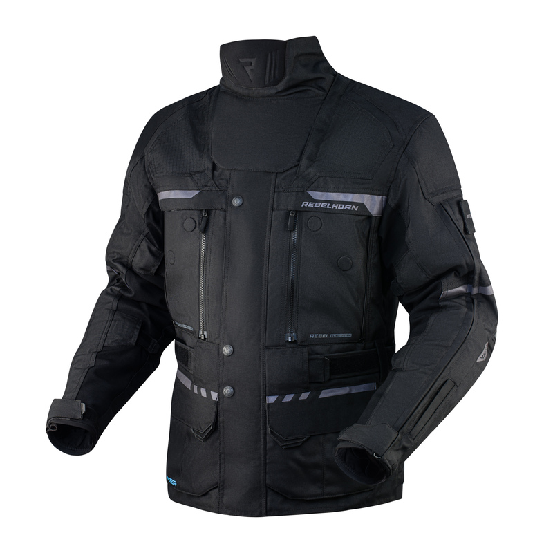 KURTKA MOTOCYKLOWA TEKSTYLNA REBELHORN CUBBY 4 BLACK S
