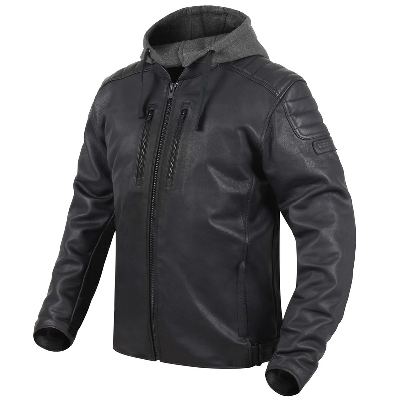 KURTKA MOTOCYKLOWA SKÓRZANA REBELHORN IMPALA BLACK 10XL