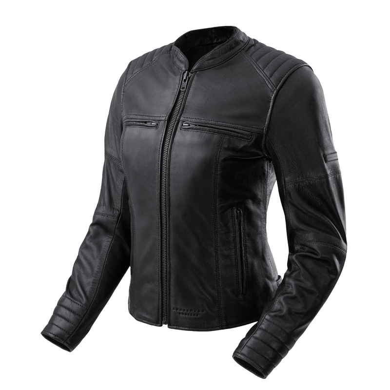 KURTKA MOTOCYKLOWA SKÓRZANA DAMSKA REBELHORN HUNTER 2 BLACK W3XL