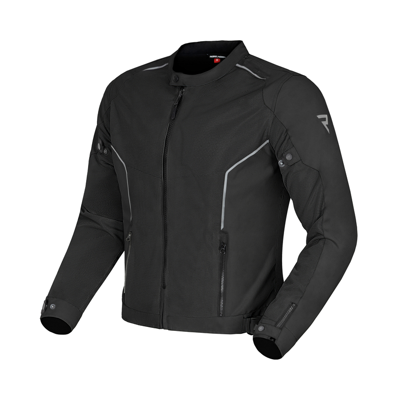 KURTKA MOTOCYKLOWA TEKSTYLNA REBELHORN WAVE BLACK S