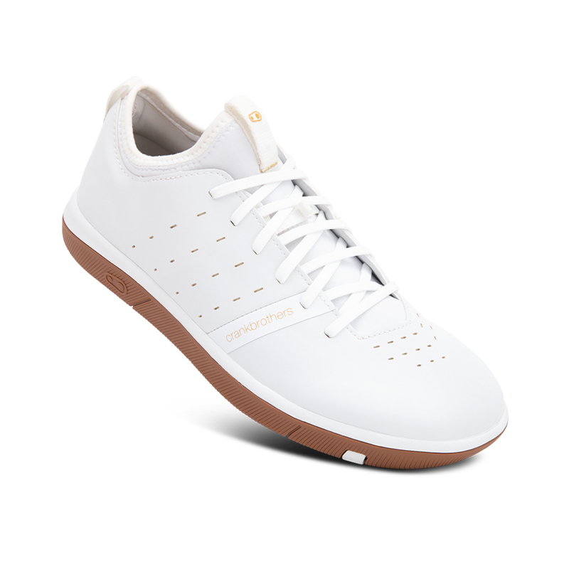BUTY CRANKBROTHERS STAMP STREET LACE WHITE GOLD - GUM OUTSOLE 6 (38 EU)