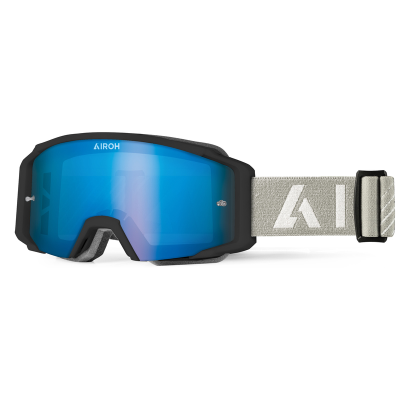 GOGLE AIROH BLAST XR1 MATT BLACK - SZYBA BLUE MIRRORED (1 SZYBA W ZESTAWIE)