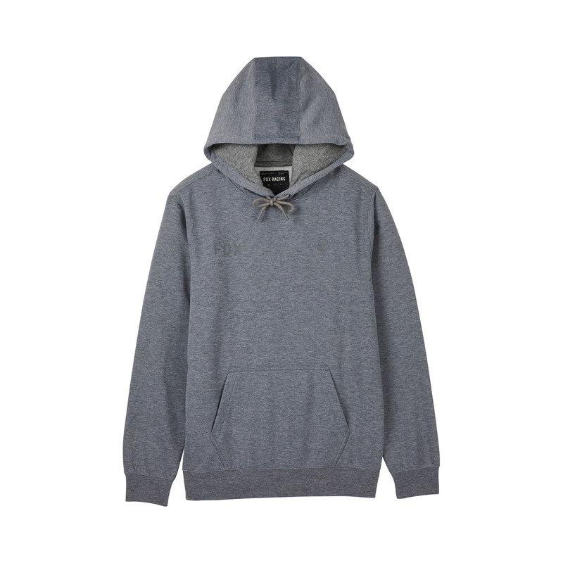 BLUZA Z KAPTUREM FOX WORDMARK HEATHER GRAPHITE