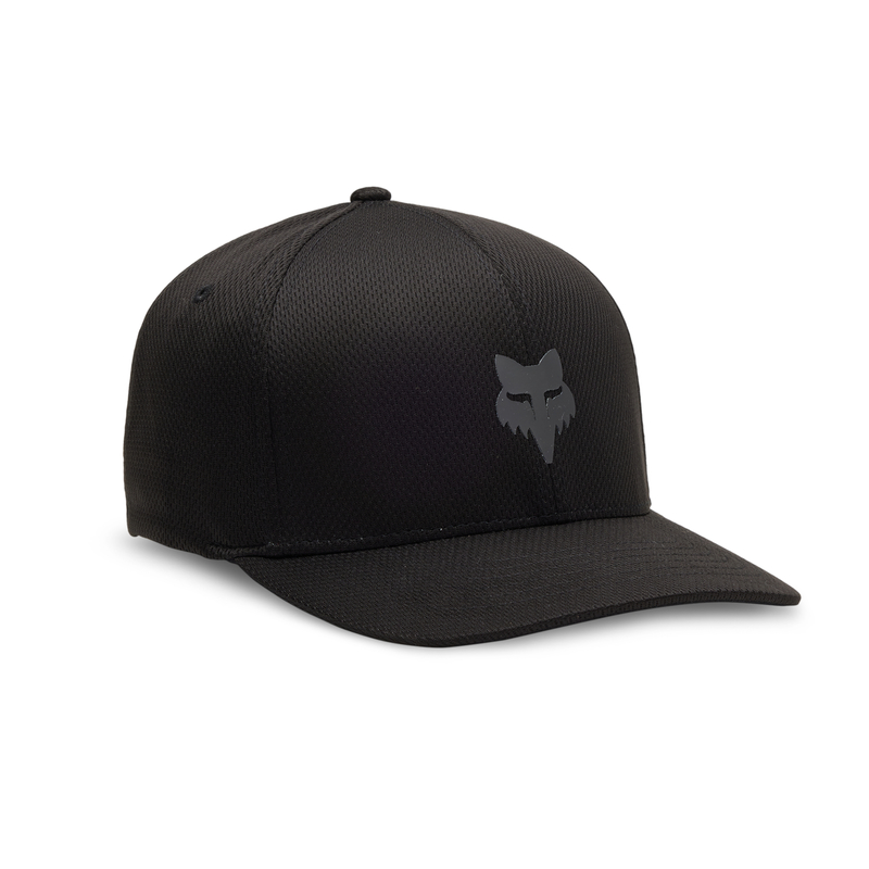 CZAPKA Z DASZKIEM FOX HEAD TECH FLEXFIT BLACK CHARCOAL