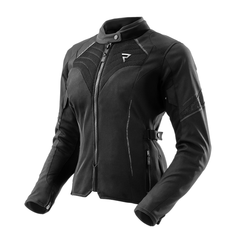 KURTKA MOTOCYKLOWA TEKSTYLNA DAMSKA REBELHORN JAX BLACK W7XL