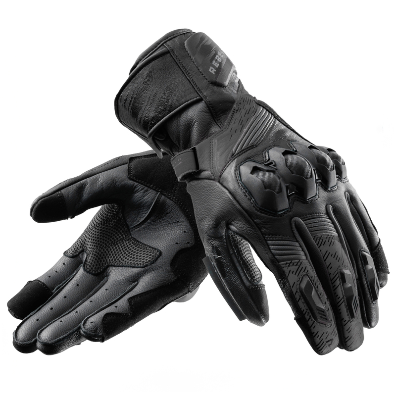 RĘKAWICE MOTOCYKLOWE REBELHORN VIPER BLACK 3XL