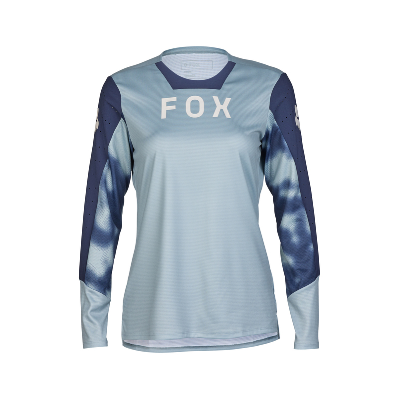 KOSZULKA ROWEROWA Z DŁUGIM RĘKAWEM DAMSKA FOX DEFEND TAUNT GUNMETAL