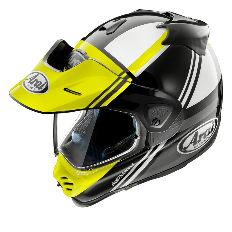 KASK MOTOCYKLOWY ARAI TOUR-X5 COSMIC FLUOR YELLOW XS