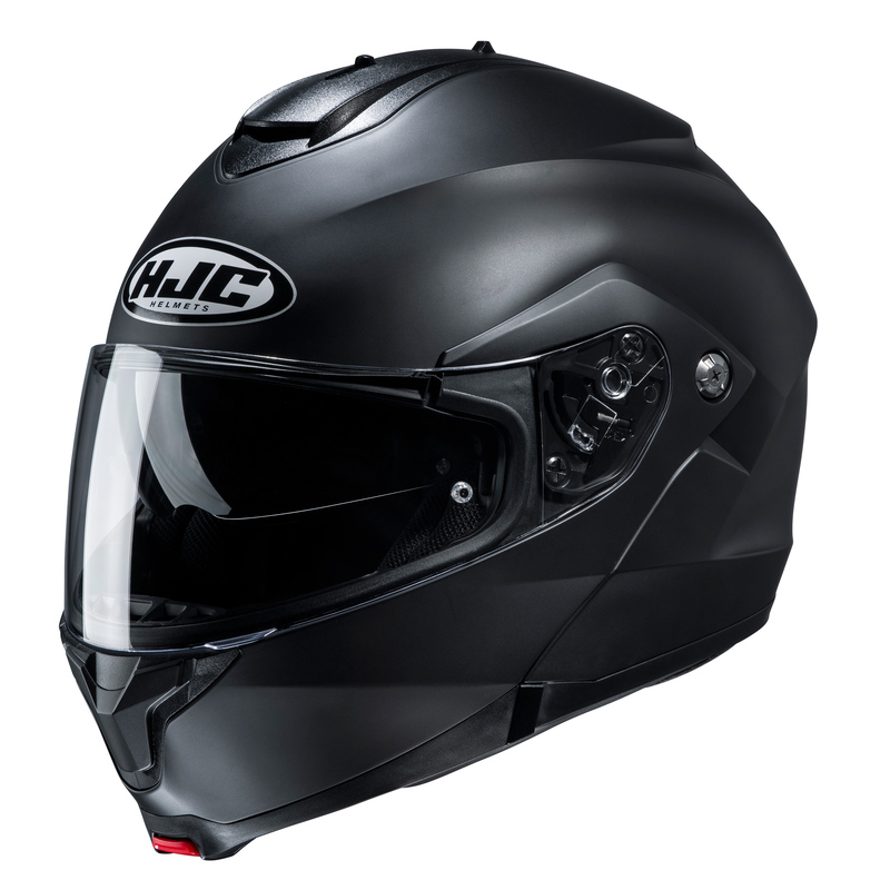 KASK MOTOCYKLOWY HJC C91N SOLID SEMI FLAT BLACK