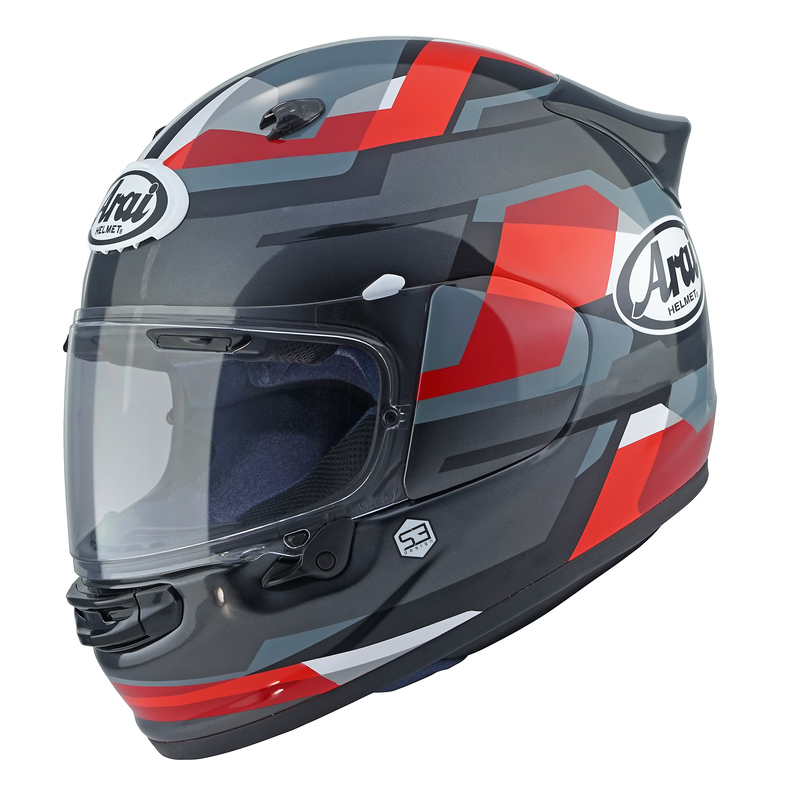 KASK MOTOCYKLOWY ARAI QUANTIC ABSTRACT RED XS