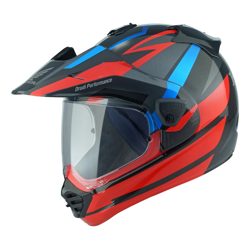 KASK MOTOCYKLOWY ARAI TOUR-X5 HONDA AFRICA TWIN RED XS