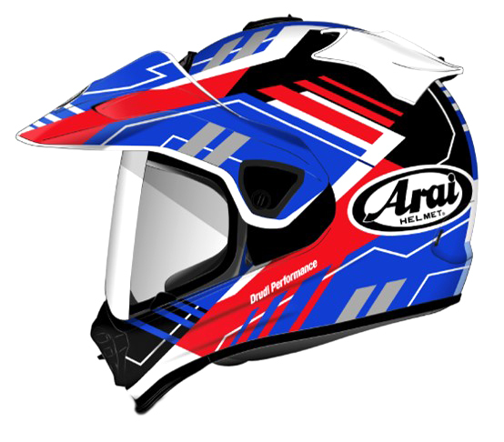 KASK MOTOCYKLOWY ARAI TOUR-X5 TRAIL BLUE XS