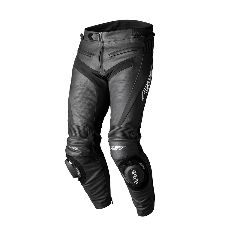 SPODNIE MOTOCYKLOWE SKÓRZANE RST TRACTECH EVO 5 BLACK BLACK BLACK XXL