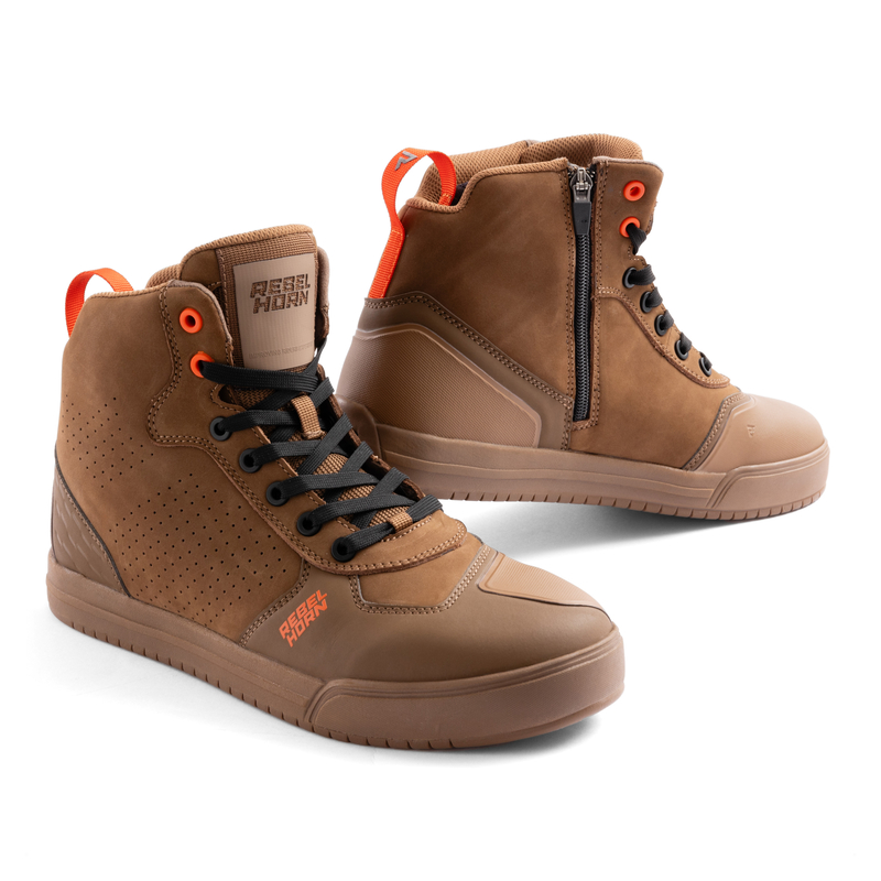 BUTY MOTOCYKLOWE REBELHORN SPIKE BROWN 43