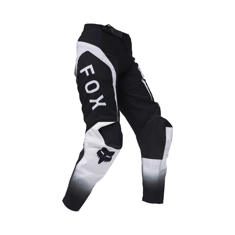 SPODNIE MOTOCYKLOWE JUNIOR FOX 180 LEAN BLACK WHITE