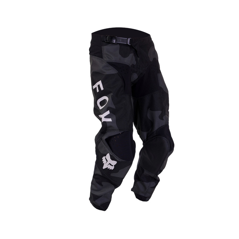 SPODNIE MOTOCYKLOWE JUNIOR FOX 180 BNKR BLACK CAMOY 22