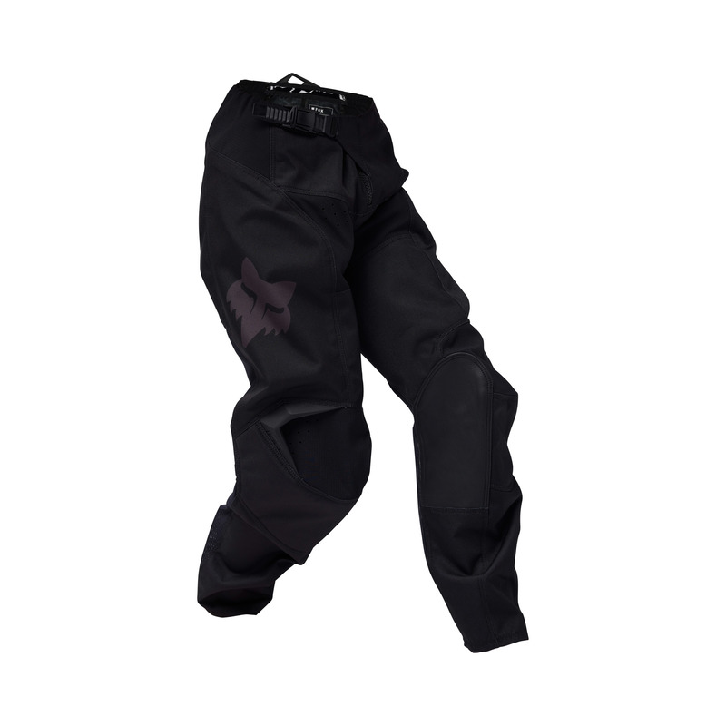 SPODNIE MOTOCYKLOWE JUNIOR FOX BLACKOUT BLACK