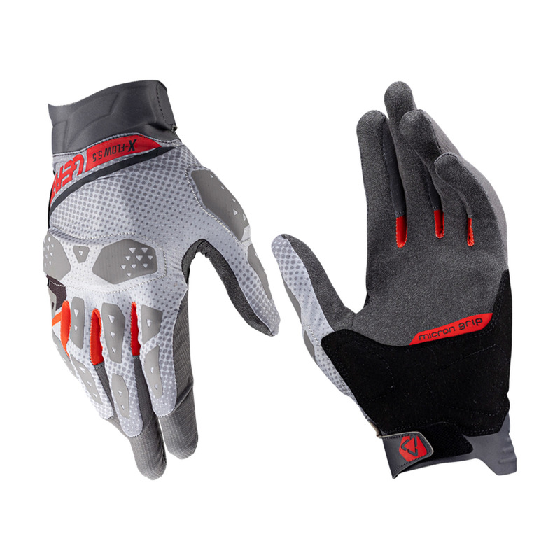 RĘKAWICE MOTOCYKLOWE LEATT ADV X-FLOW 5.5 SHORT MIST S