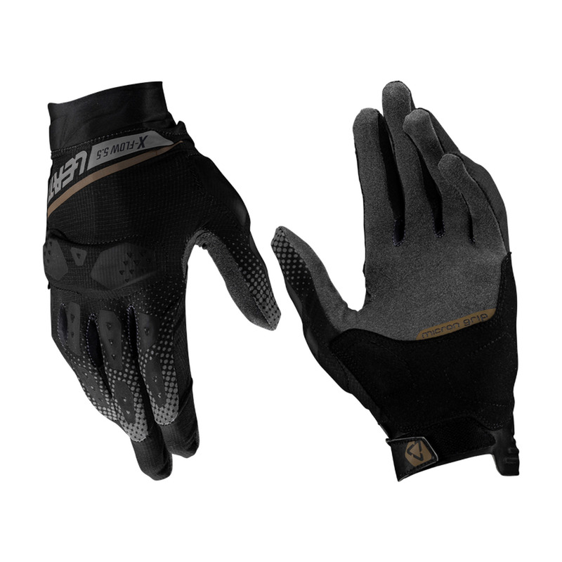RĘKAWICE MOTOCYKLOWE LEATT ADV X-FLOW 5.5 SHORT STEALTH XS