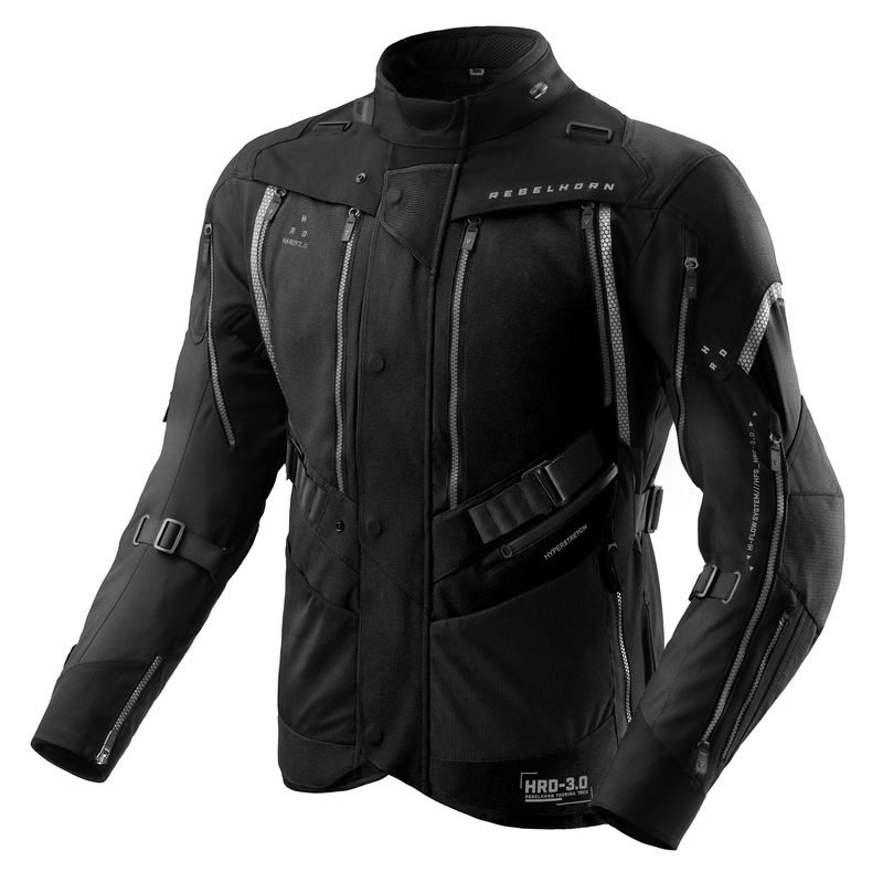 KURTKA MOTOCYKLOWA TEKSTYLNA REBELHORN HARDY 3.0 BLACK S