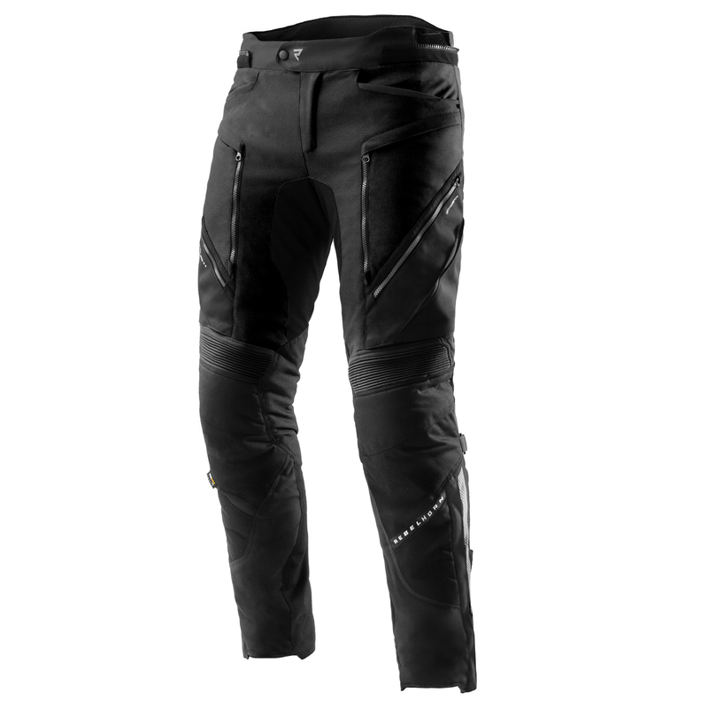 SPODNIE MOTOCYKLOWE TEKSTYLNE REBELHORN HARDY 3.0 BLACK S