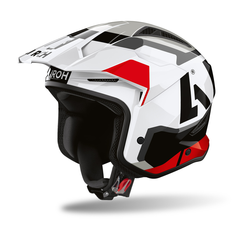 KASK MOTOCYKLOWY AIROH TRR 2 JUPITER RED GLOSS