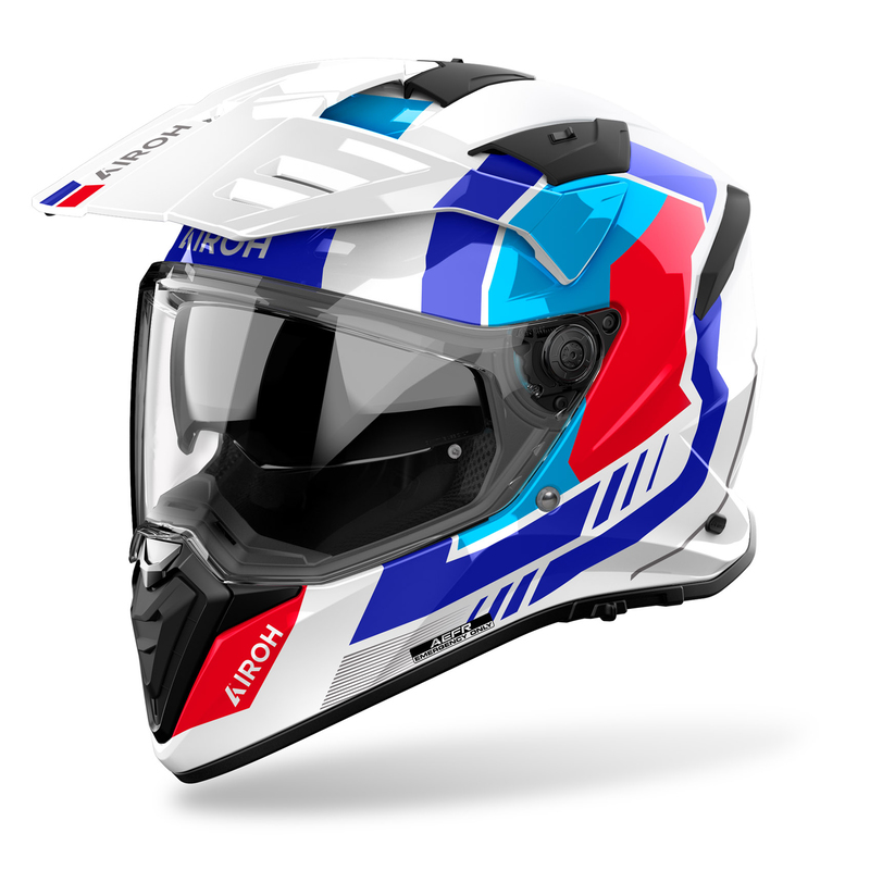 KASK MOTOCYKLOWY AIROH BANDIT HORN WHITE GLOSS