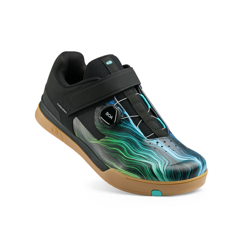 BUTY CRANKBROTHERS MALLET BOA BLACK BLUE SWIRL - GUM OUTSOLE 9.5 (43 EU)