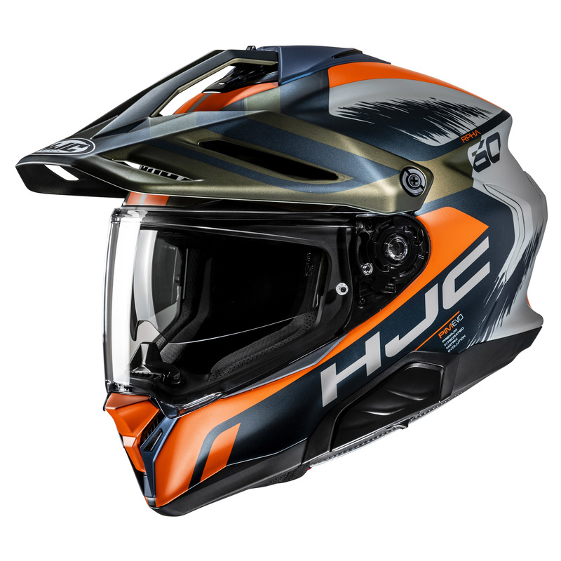 KASK MOTOCYKLOWY HJC RPHA60 QUID GREY ORANGE