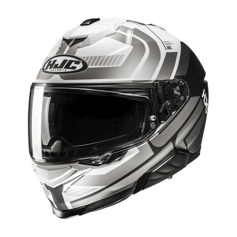 KASK MOTOCYKLOWY HJC I71 VIZ GREY BLACK