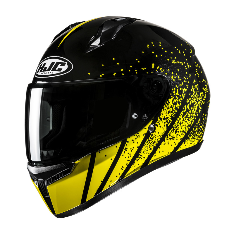 KASK MOTOCYKLOWY HJC C10 HAVEN BLACK YELLOW