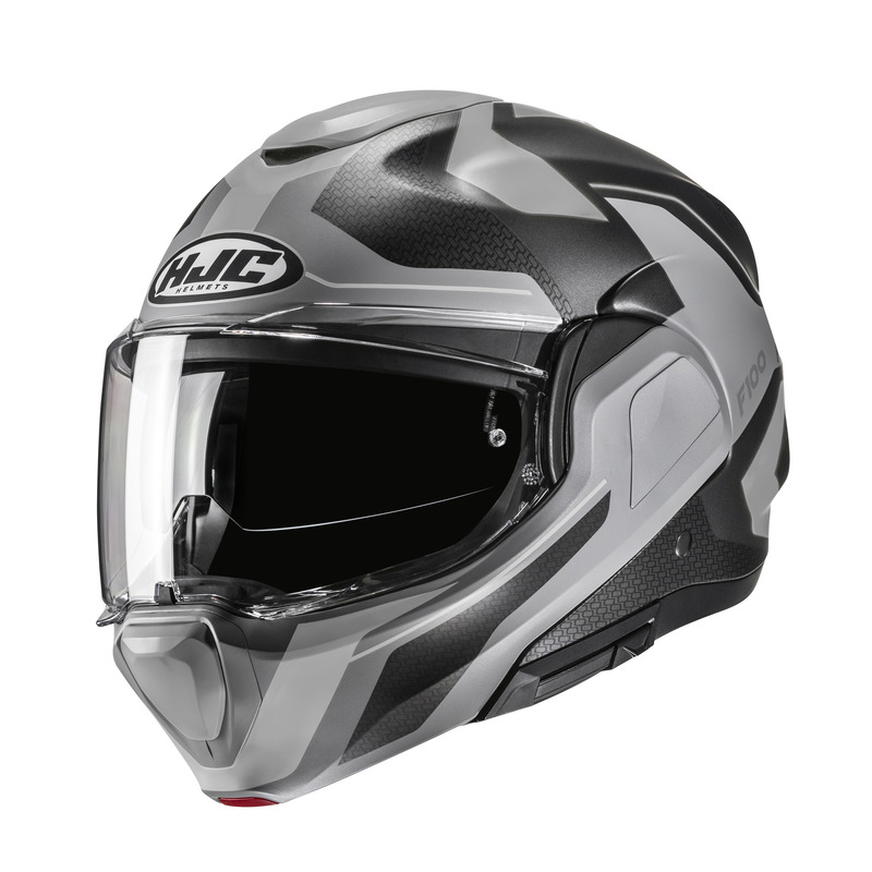 KASK MOTOCYKLOWY HJC F100 BIOS GREY