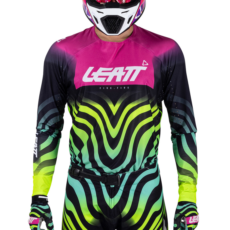 BLUZA OFFROADOWA LEATT MOTO 5.5 ULTRAWELD TIGER PINK S