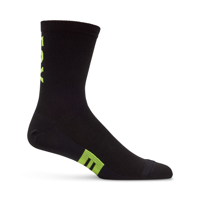 SKARPETY FOX 6 FLEXAIR MERINO BLACK YELLOW