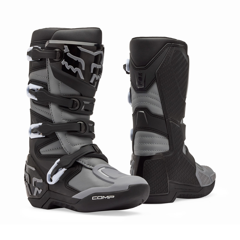 BUTY MOTOCYKLOWE JUNIOR FOX COMP CORE BLACK GREY