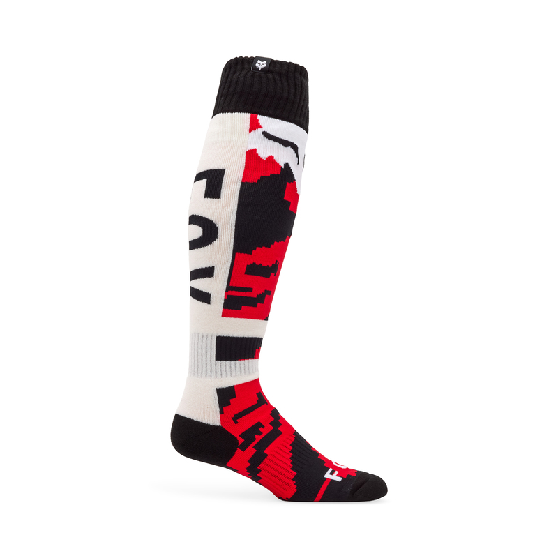 SKARPETY FOX 180 KAIROS WHITE FLUO RED