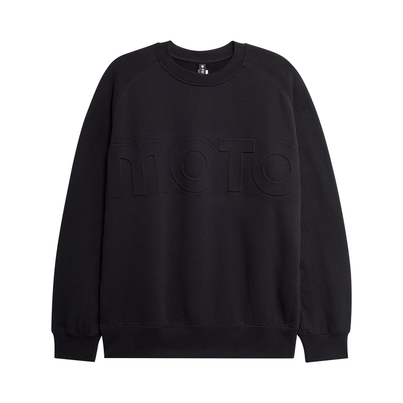 BLUZA FOX MOTO-X OVERSIZED FLEECE CREW BLACK