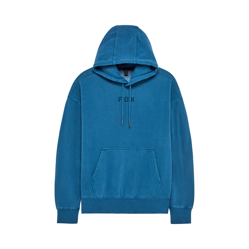 BLUZA Z KAPTUREM FOX WORDMARK OVERSIZED FLEECE PO TWILIGHT