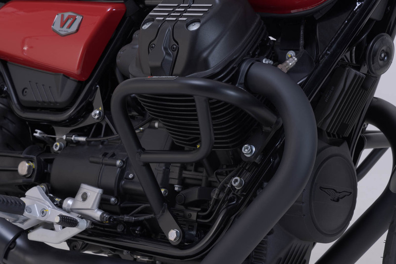 CRASHBAR/GMOL SW-MOTECH MOTO GUZZI V7/V9 MODELS BLACK